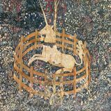 Vintage Wall Tapestry The Captive Unicorn