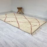 Handmade moroccan berber carpet 260 x 132 cm