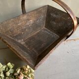 Wooden picking basket