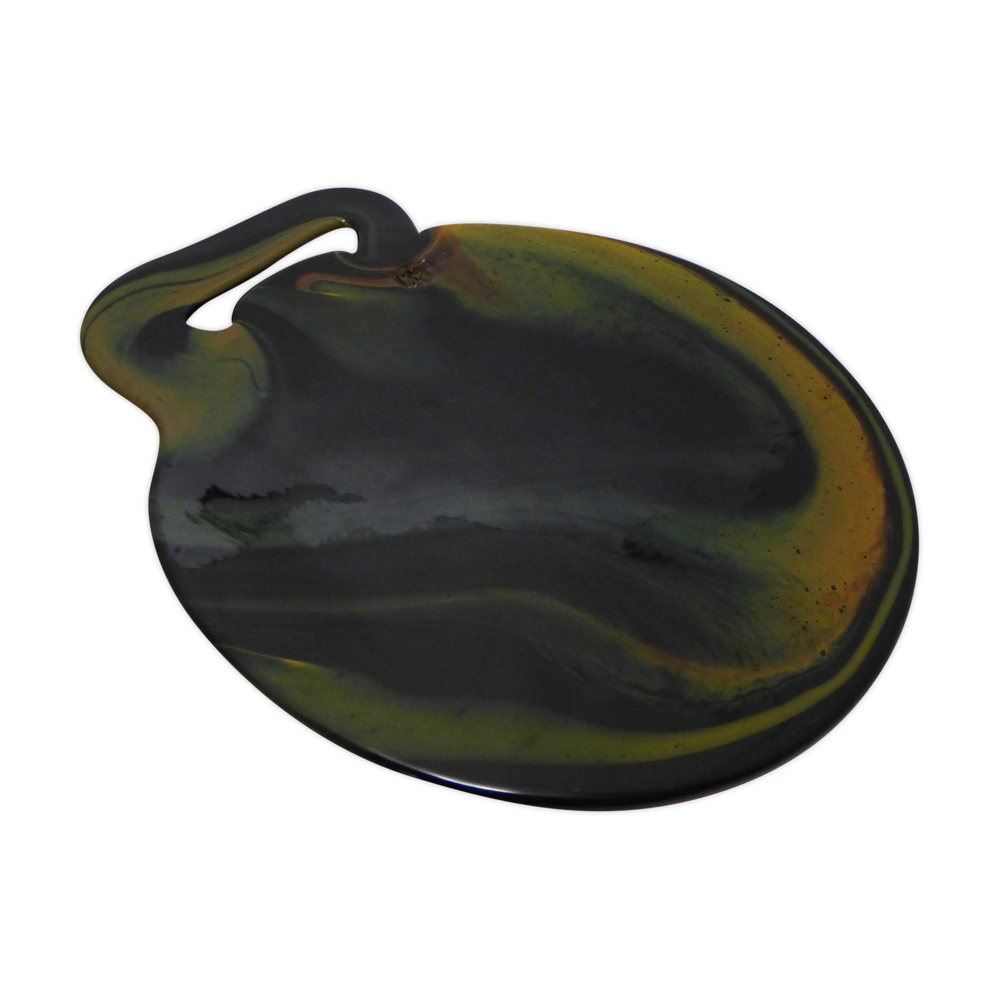 Tray of glassmakers of Moorish old Mandelieu la Napoule 1970-1980
