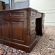 Classic English Partner Desk Green Leather