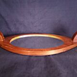 Mirrored Art Deco style wooden serving tray, year 1930