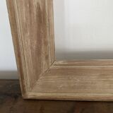 Old patinated / limed wood frame 89x76 cm