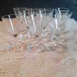 10 vintage shot glasses