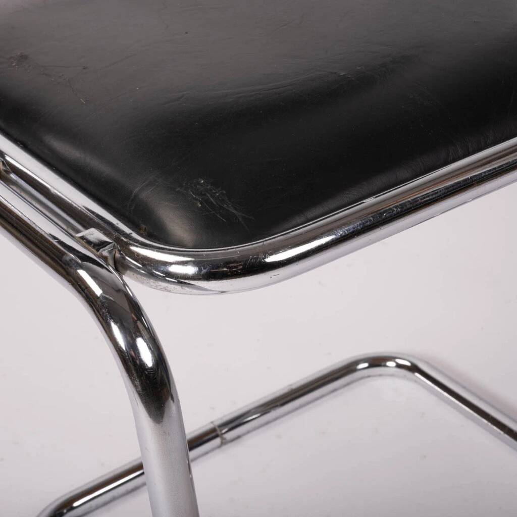 Tubular chair by Ladislav Vrátník for the Mánes Exhibition Hall
