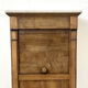 Bedside table 1940 sliding shutter and white marble