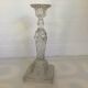 Antique moulded glass candlestick