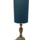 Bedside lamp with brass base