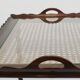 Antique Neo-Baroque Italian Barley Twist Bar Cart Serving Trolley, 1920s