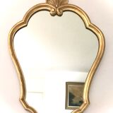 Golden baroque mirror
