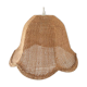 Hanging lamp in wicker