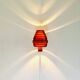 Mounted Pine Veneer Conical Wall Lamp By Hans-Agne Jakobsson For Markaryd, Sweden 1960S