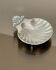 Bol en argent vintage en forme de coquillage