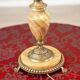 Marble and Copper Night Table Lamp, Late 20th Century