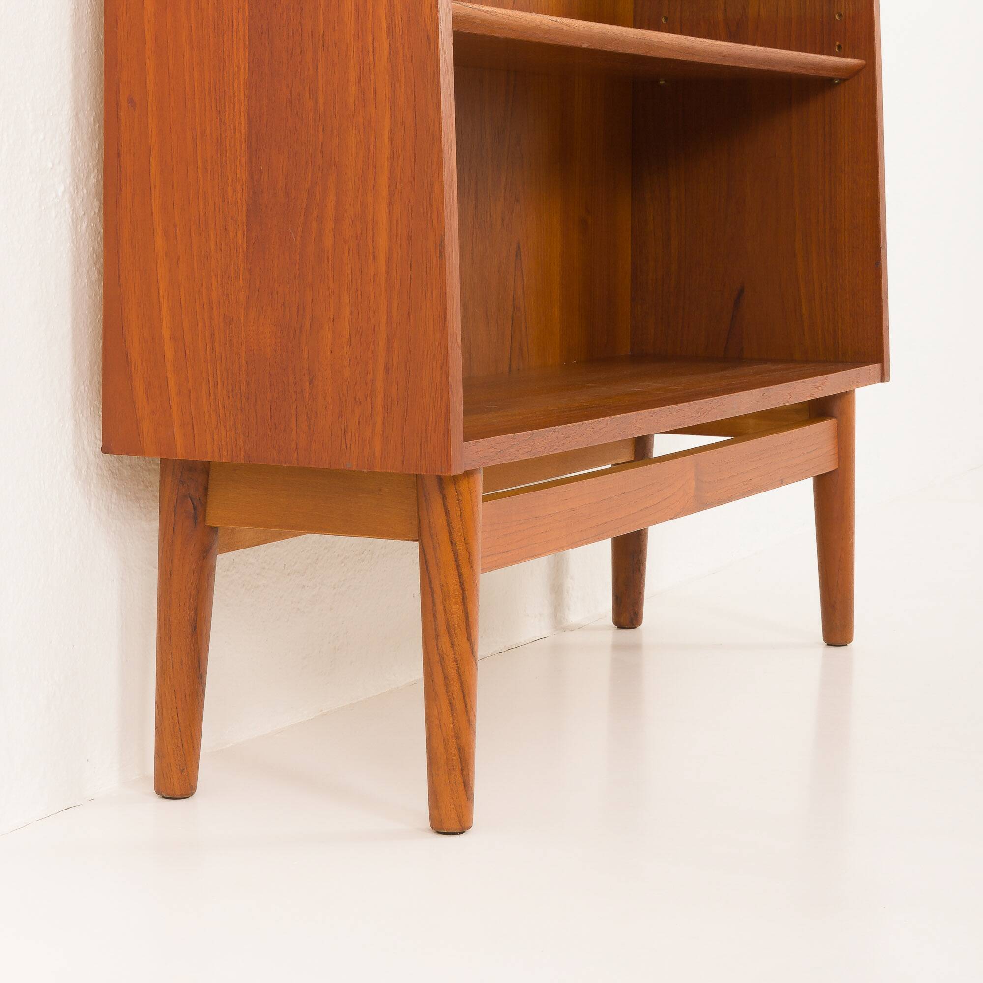 Johannes Sorth teak bookcase, Bornholm, Denmark 1960