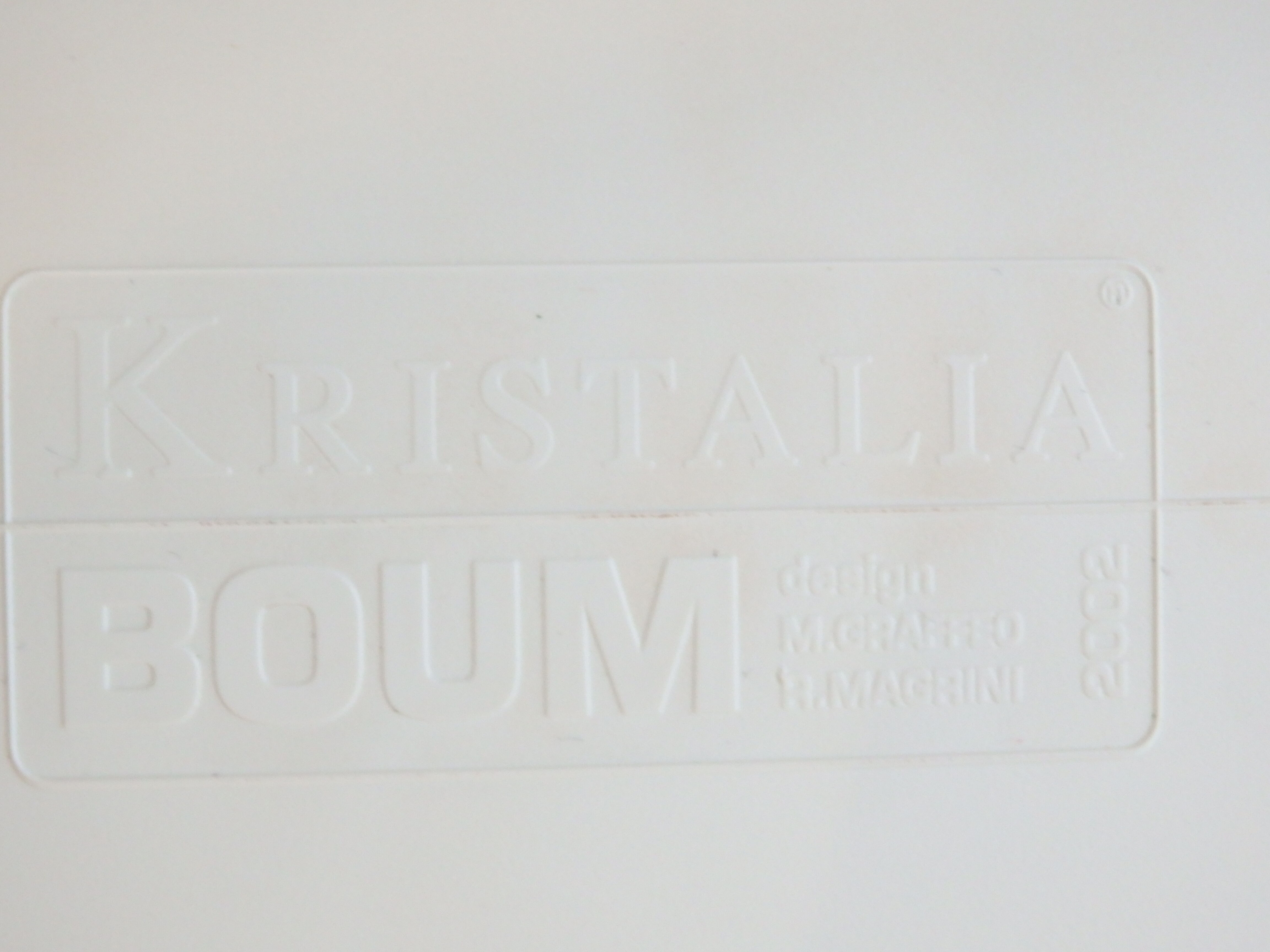 Bar chair or design desk kristalia boum by magrini / graffeo 2002