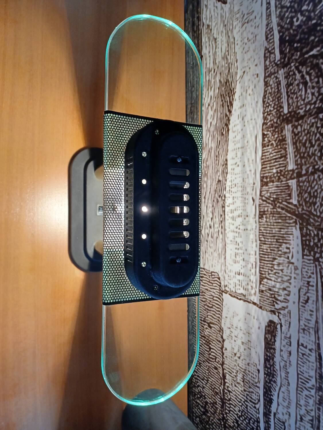 Desk lamp attributed to Robert Sonneman.