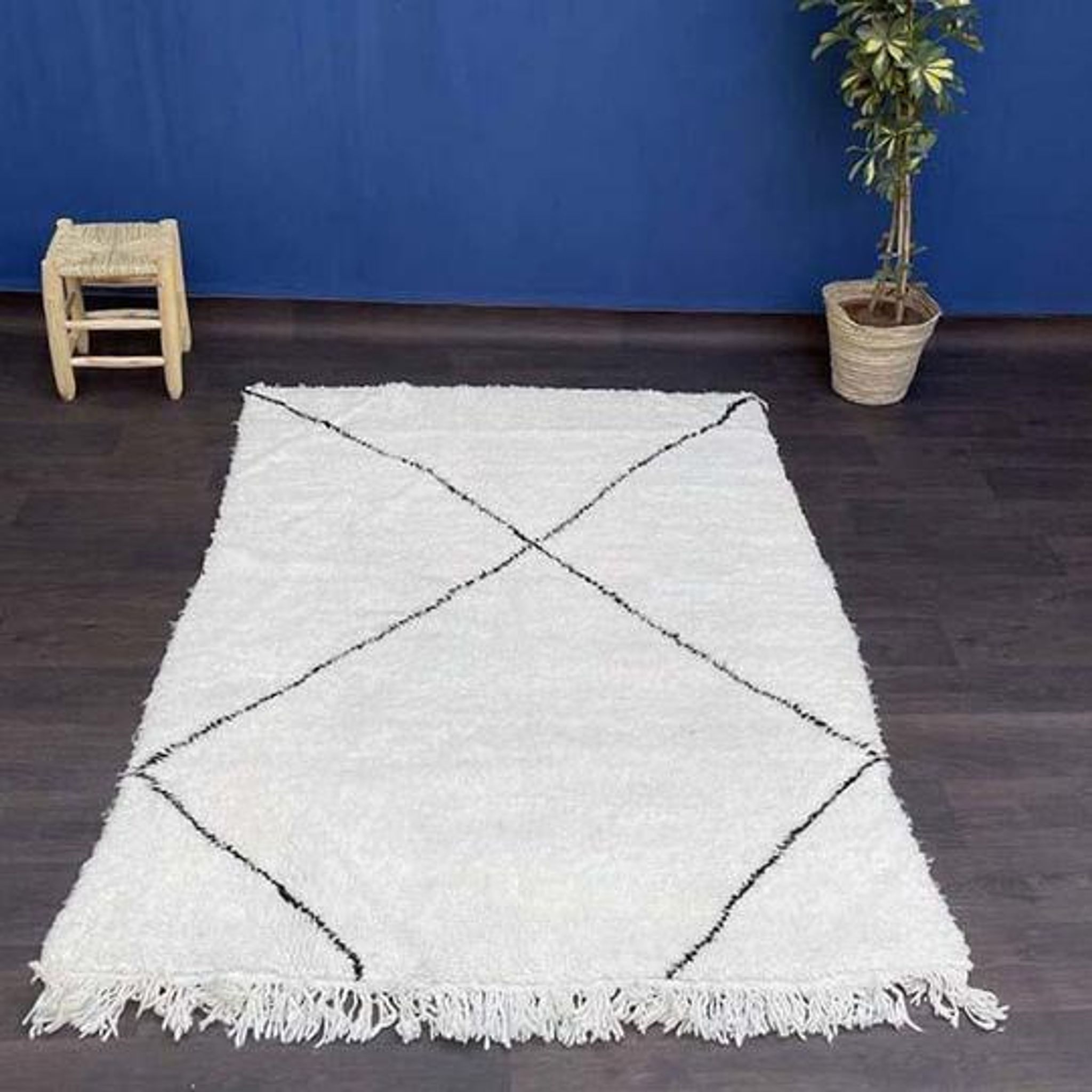 Tapis Marocain en laine berbère