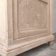 Antique glass-fronted cabinet with crossbars / display cabinet