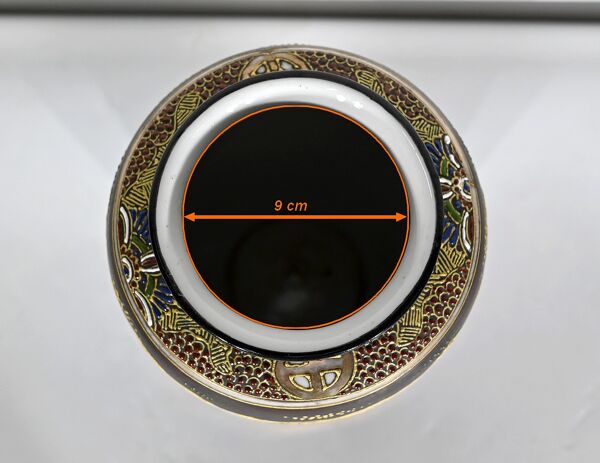 Paire de vases satsuma en porcelaine du japon – début xxe