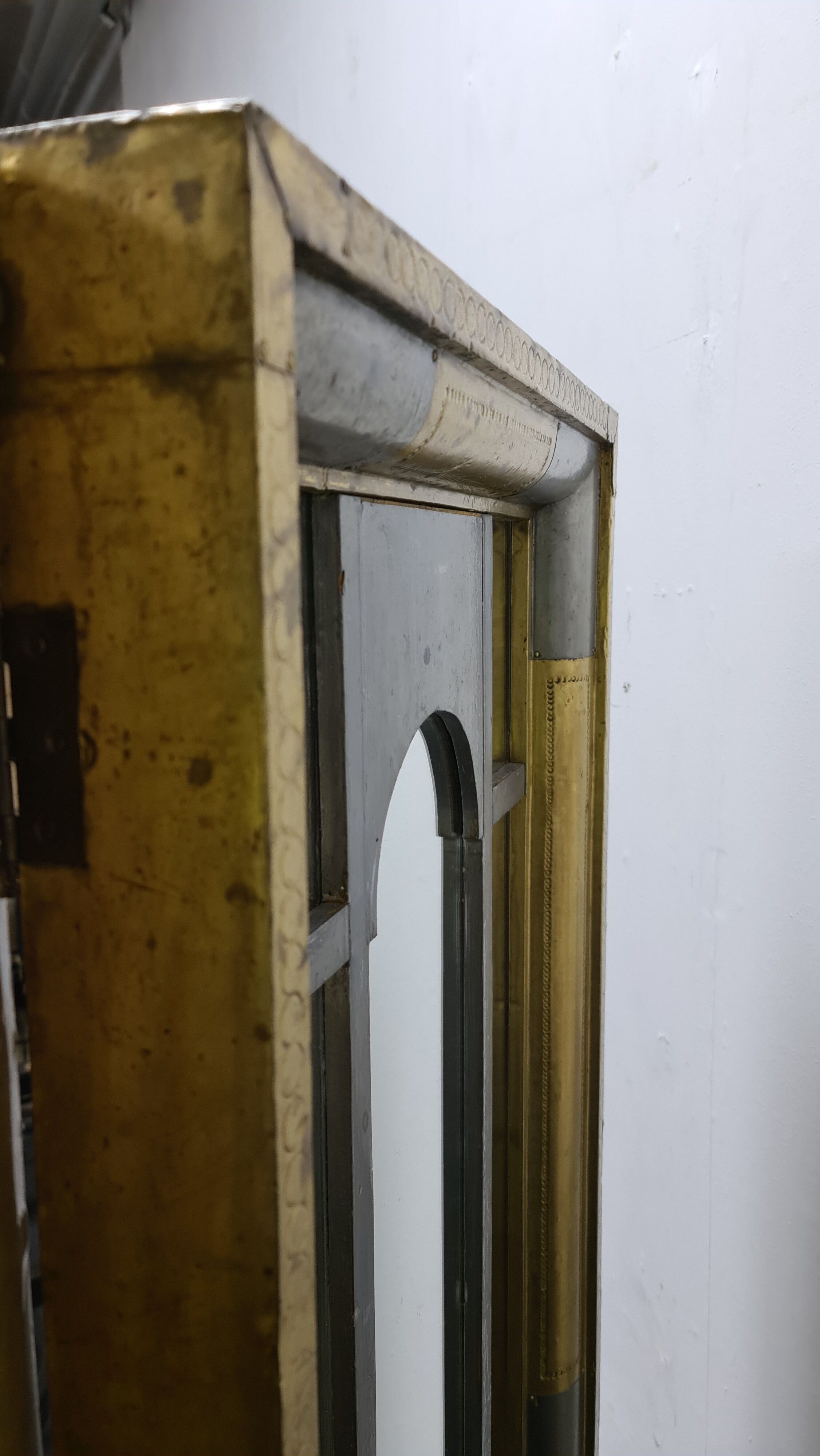 Vintage Brass mirror room divider