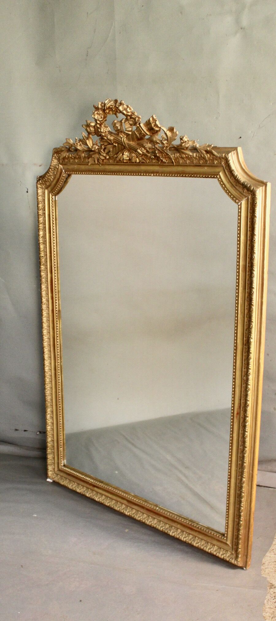 Golden Mirror with Fronton