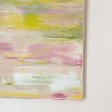 Abstract canvas pastel tones