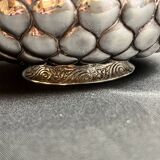 Empty pocket cup in silver metal 20th century