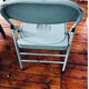 Folding chairs metal stainless steel color