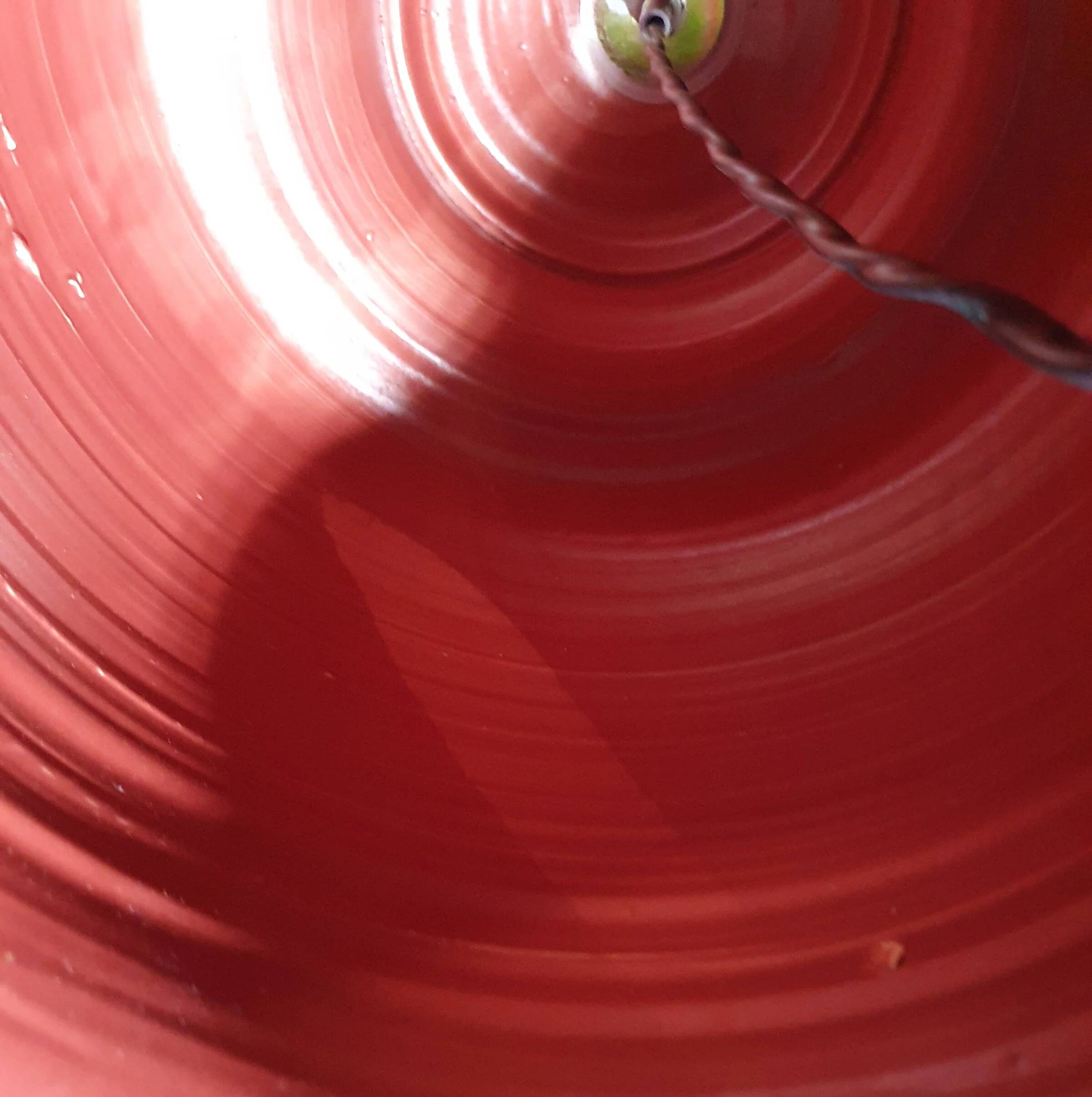 Hand-turned ceramic / glazed vase lamp holders 1970s (most likely French)