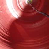 Hand-turned ceramic / glazed vase lamp holders 1970s (most likely French)