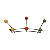 Vintage ball coat rack