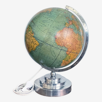 Globe terrestre lumineux Girard Barrère et Thomas 45 cm