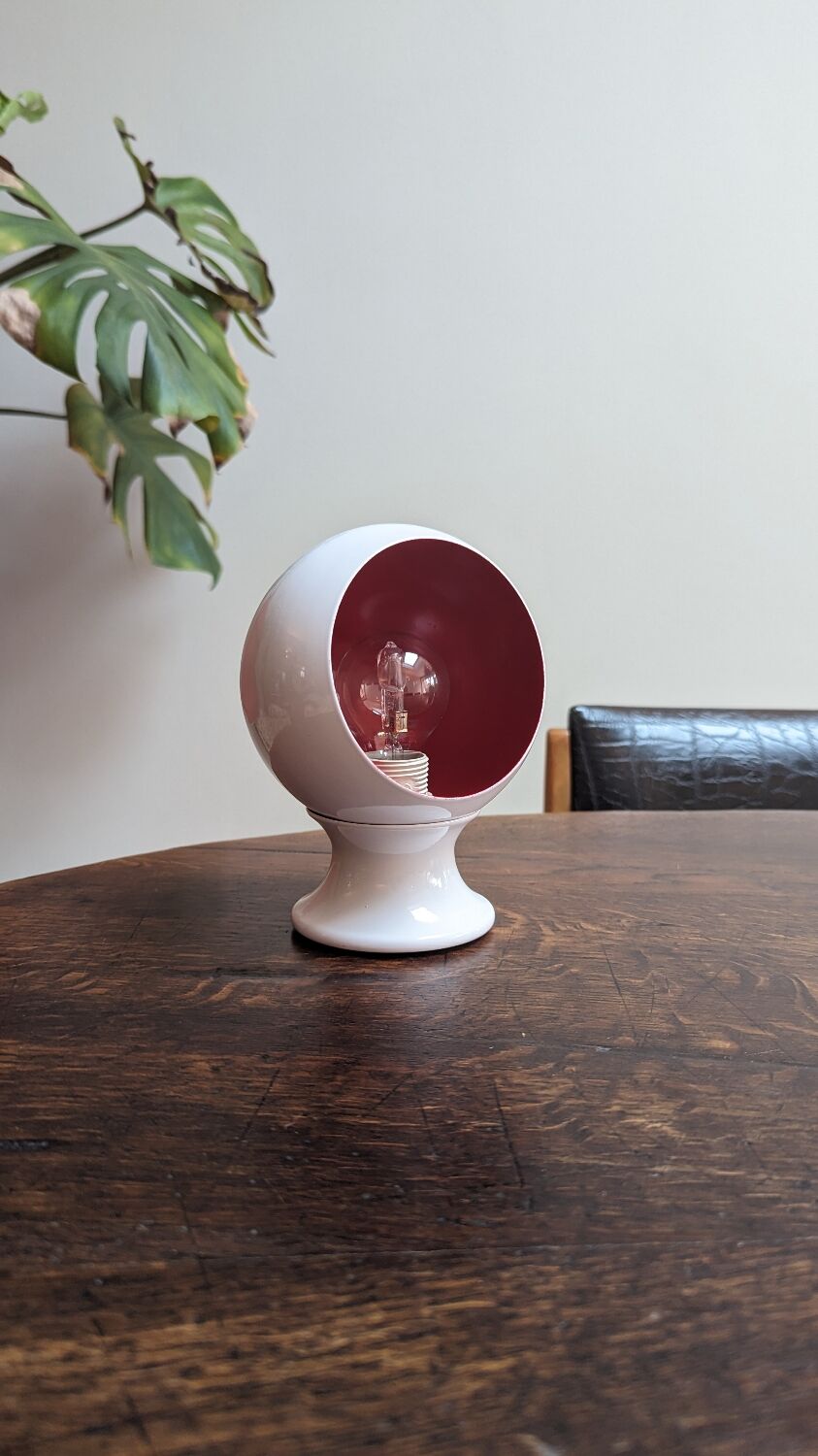 Vintage eye ball lamp