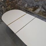 Oval table with central extension LAFA 1970s