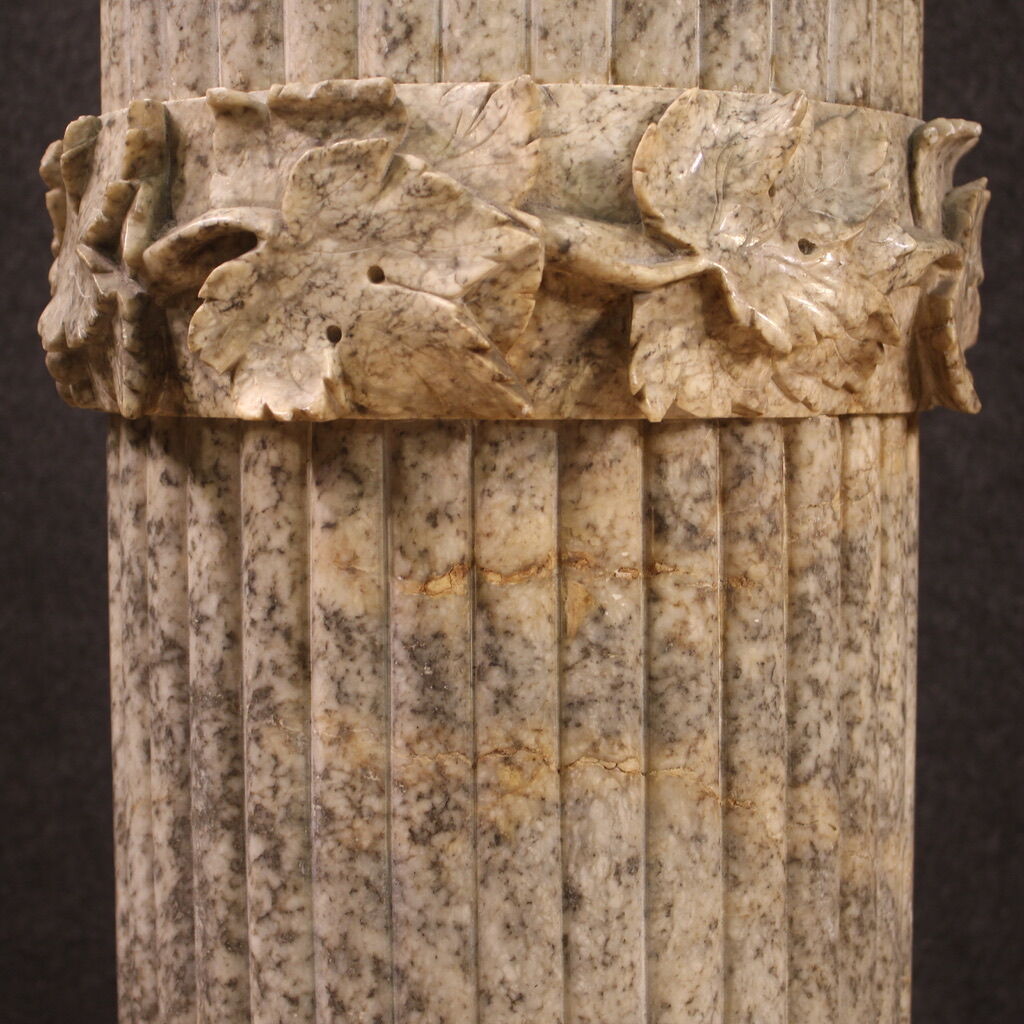 alabaster column from 20th century