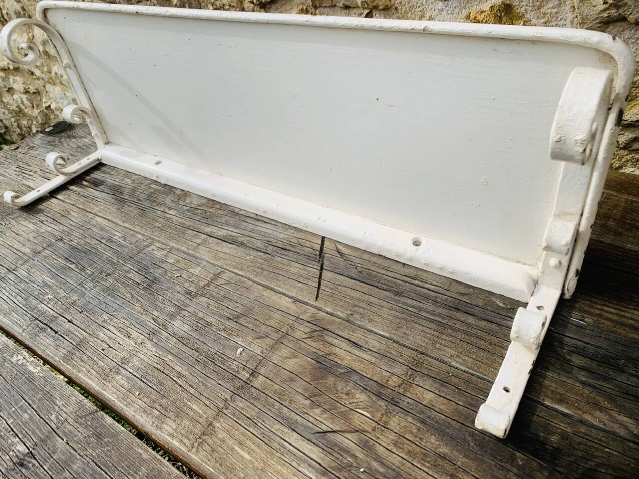 Pair of vintage garden wall shelves, circa 40's/50's