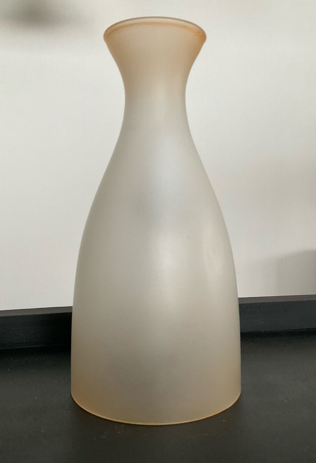 Lampe vintage en verre dépoli