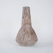 Ceramic boho vase, German design, 1960s, made in Germany