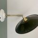 Vintage green enamelled sheet metal wall lamp shade - 3 -