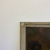 19th century trumeau - Romantic scene - 77cm x 160cm