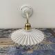 New electrified serrated opaline wall lamp