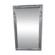 Silver art deco mirror around 1930