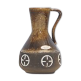 Brown jug vase Frank Keramik from Denmark