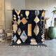 Tapis berbère Beni Ouarain Mrirt artisanal, Maroc