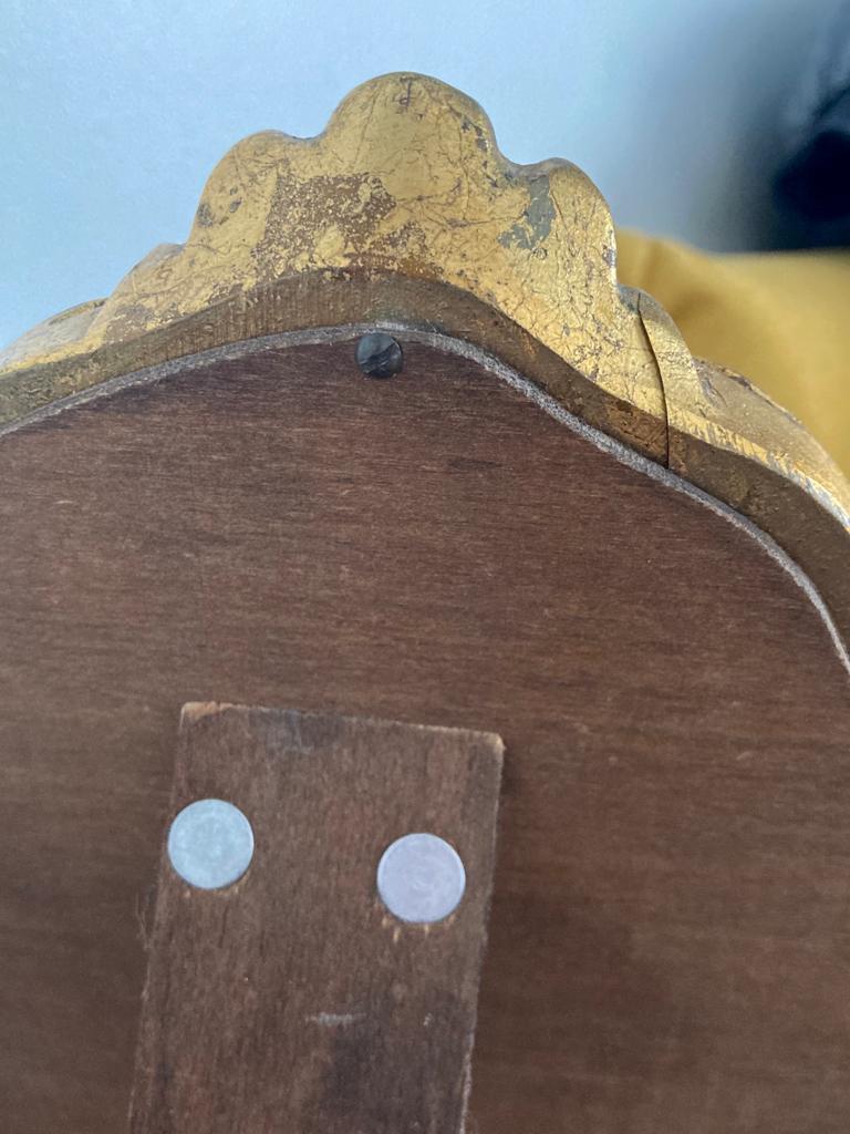 Golden vintage mirror