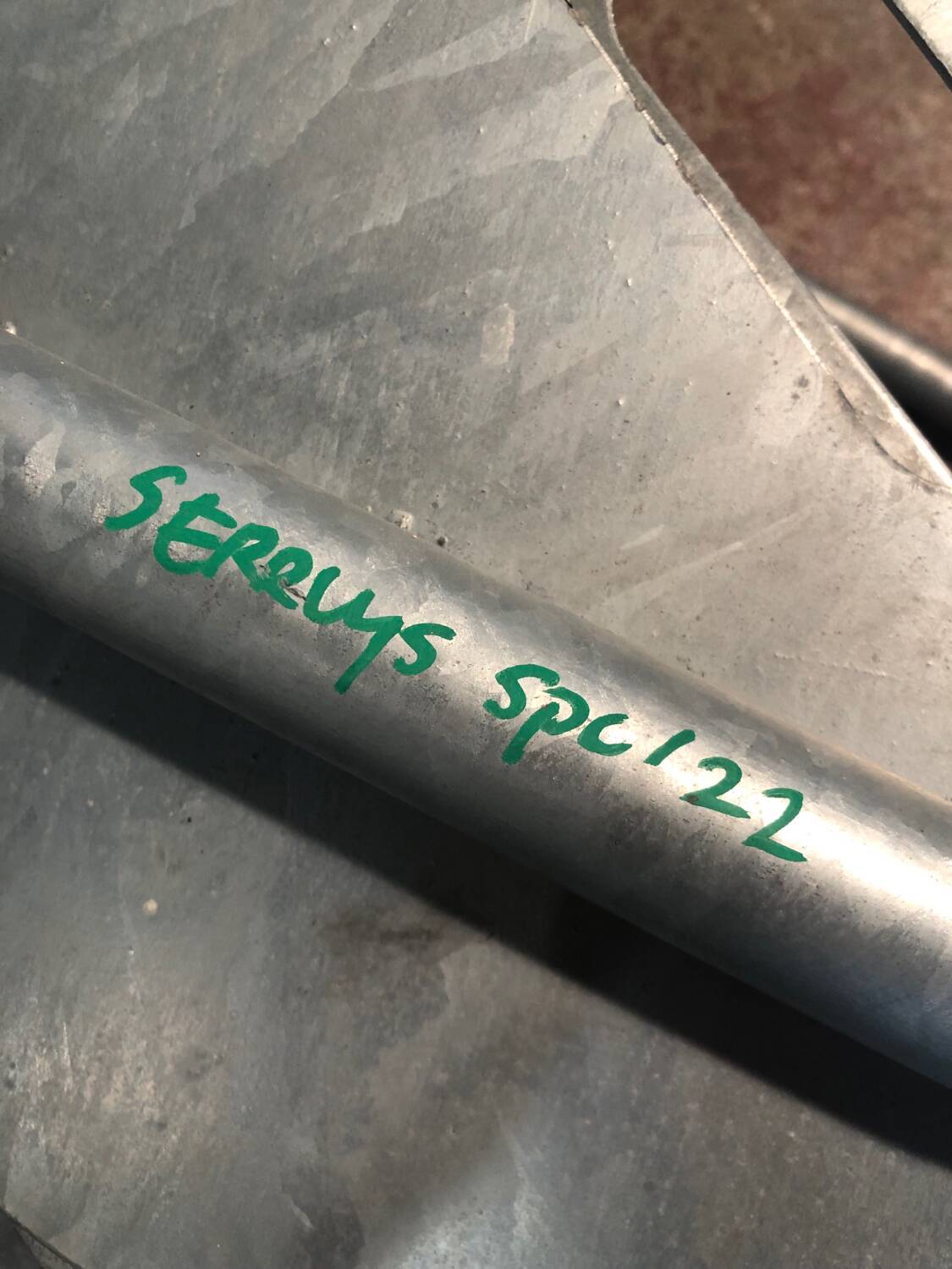 SPT steel table and its designer chair Atelier Serruys 2022