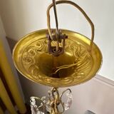 Pendant chandelier with crystal tassels