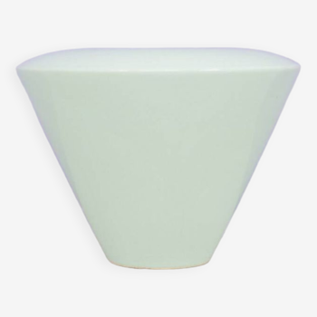 vase conique vert menthe pastel vintage