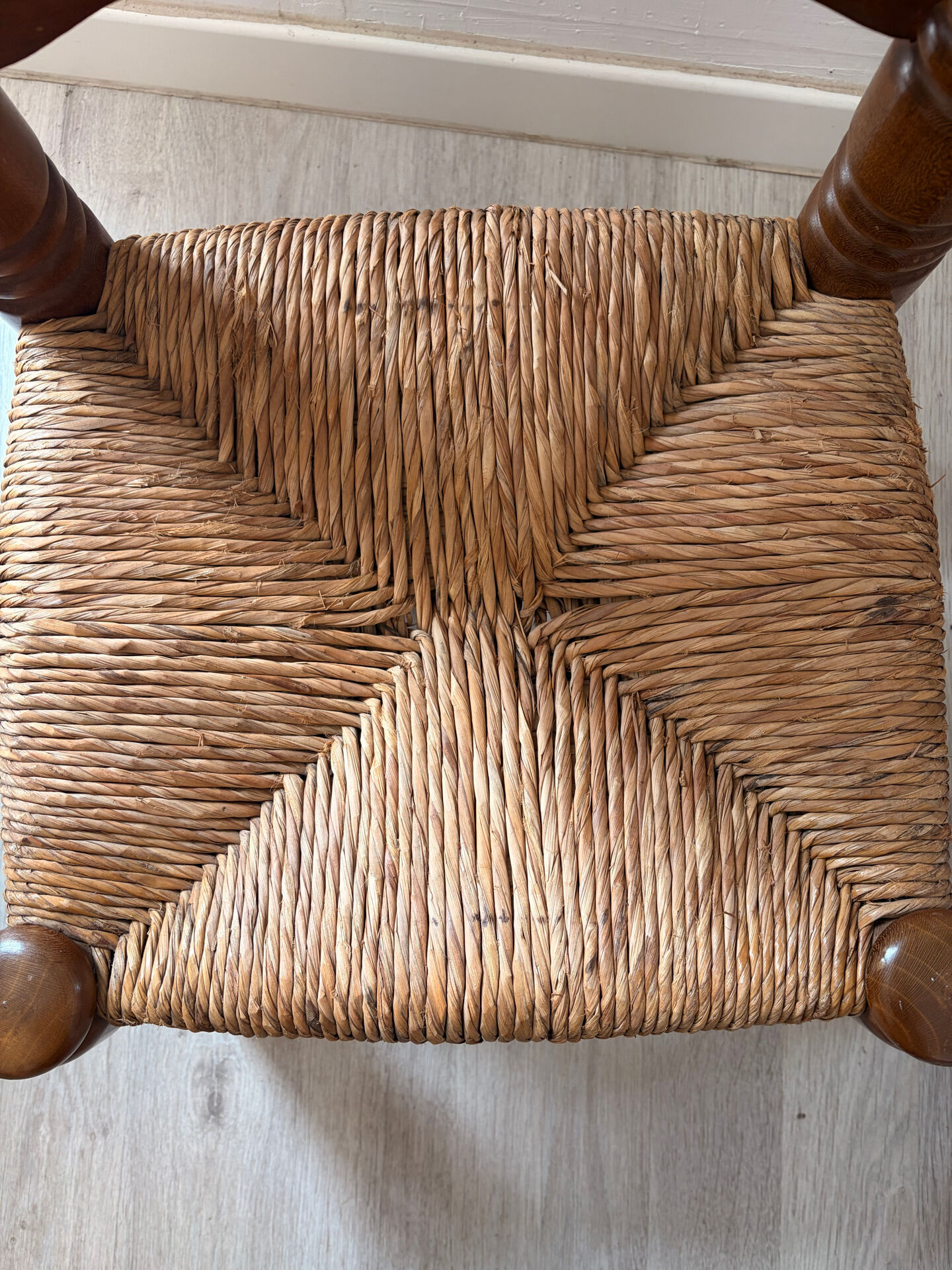 "Fire corner" chair attributed to Charles Dudouyt